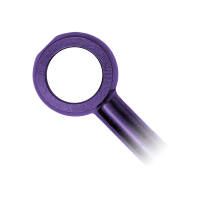 Ringauge Edelstahl Lila