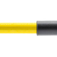 Stahlflex Bremsschlauch Gelb - mit Knickschutz