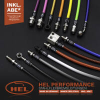 HEL Stahlflex Bremsleitungen (4-Teilig) für Golf VI (Typ 5K1) 2.0 TDI, 2009-2012, mit ABE