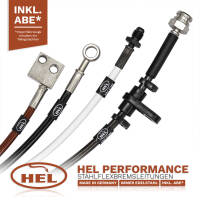 HEL Stahlflex Bremsleitungen (4-teilig) für Hyundai i10 (Typ PA), 1.2, 2007-2013, mit Teilegutachten