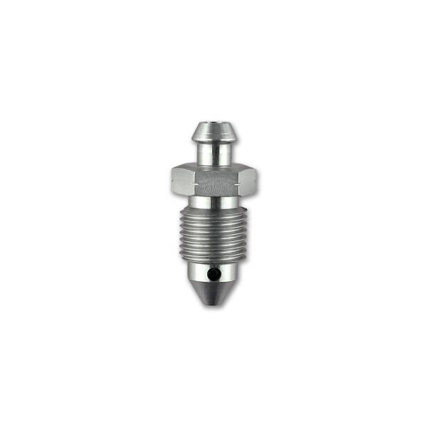 Entl&uuml;fternippel M10x1 Edelstahl mit Schutzkappe