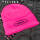 HEL Beanie Hot Pink mit Scharzen Stick