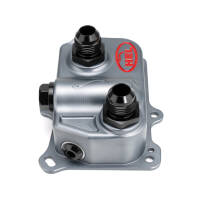 HEL Öl Kühler Anschlußplatte mit Thermostat für Fiat 500 Abarth (312A1.000)
