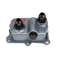 HEL Öl Kühler Anschlußplatte mit Thermostat für Fiat 500 Abarth (312A1.000)