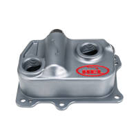 HEL Öl Kühler Anschlußplatte mit Thermostat für Fiat 500 Abarth (312A1.000)