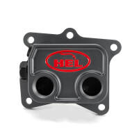 HEL Öl Kühler Anschlußplatte mit Thermostat für Hyundai i20 N