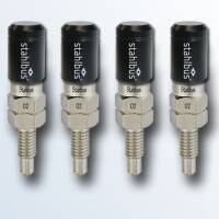 4er Set stahlbus Entlüftungsventil M6x1.0x16mm mit Kappe, Stahl