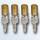 4er Set stahlbus Entlüftungsventil M6x1.0x16mm mit Kappe, Stahl